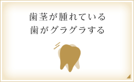 歯茎が腫れている歯がグラグラする